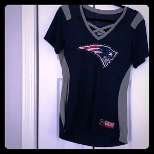 Women’s Fitted Patriots Jersey Style Top